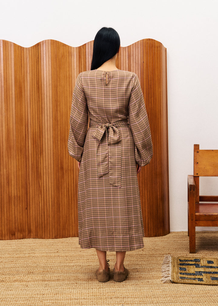 APOLLINAIRE OCHRE DRESS