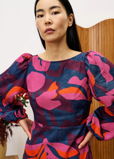 STENDHAL GEO FLOWERS DRESS