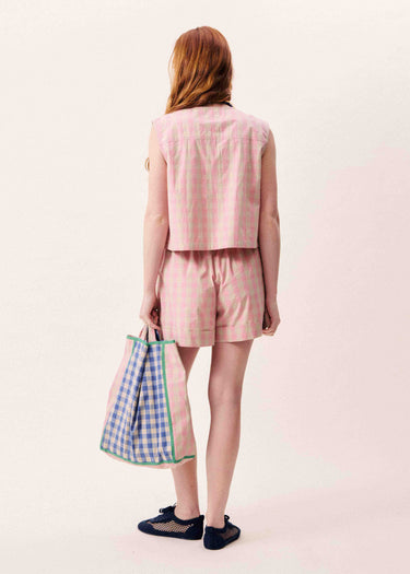 Rose Gingham Shorts