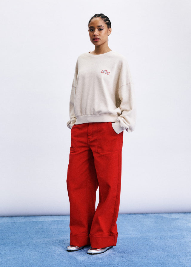 Cream Tame SweatShirt