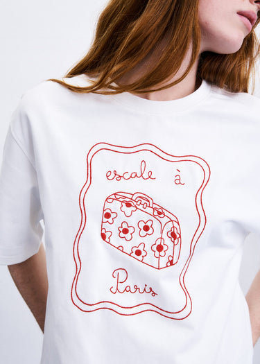 Valise Cream T Shirt