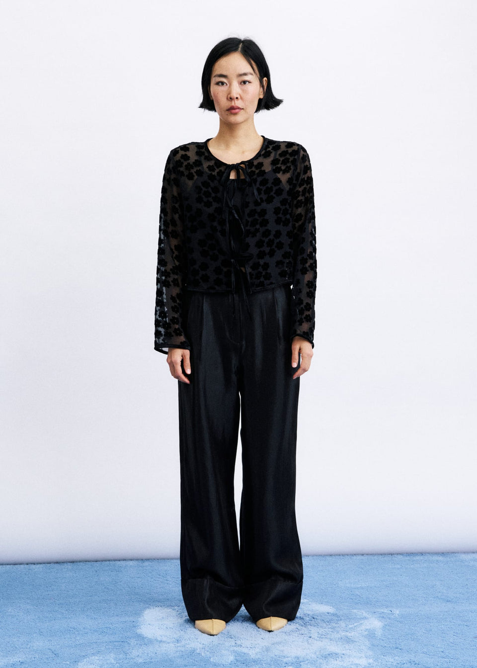 Black Detail Top