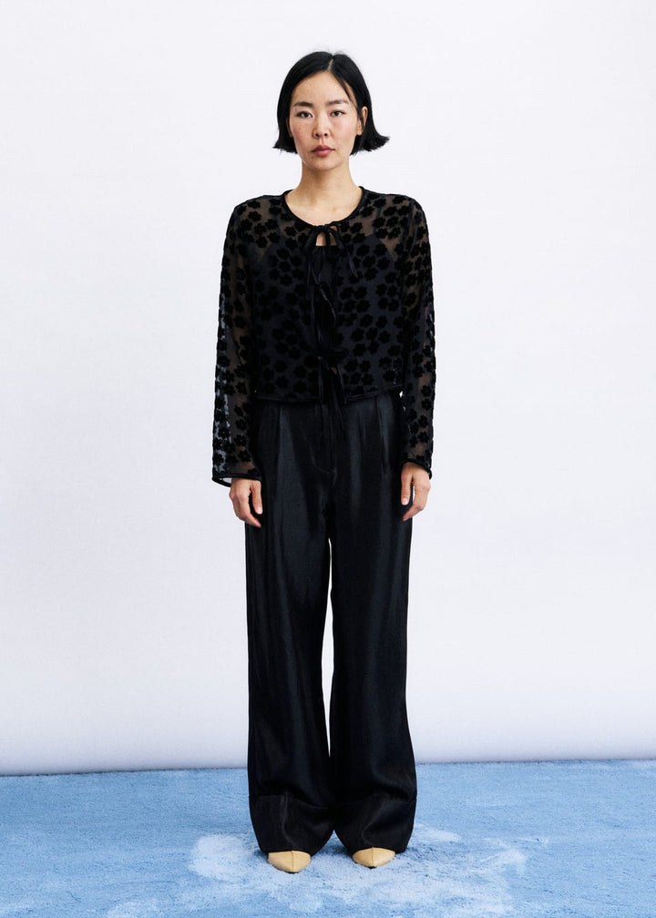 Black Detail Top