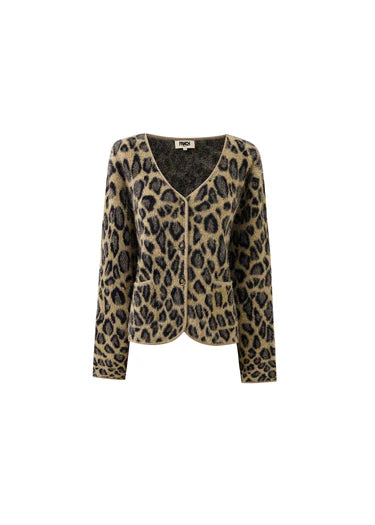 Begonia Leopard Cardigan
