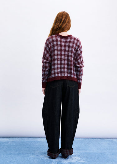 Aomori Bordeaux Cardigan