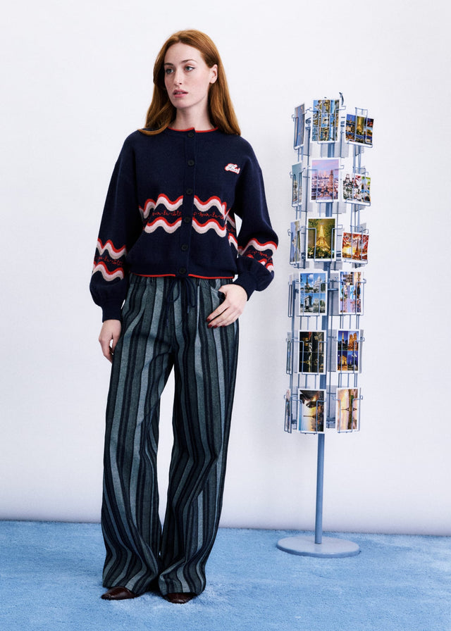 Road Trip Navy Cardigan