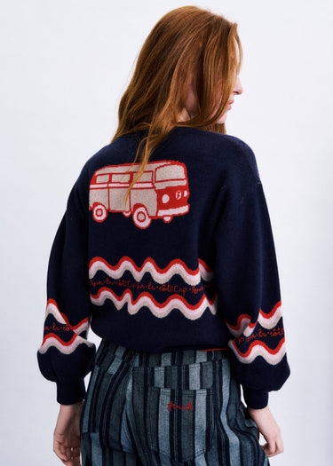 Road Trip Navy Cardigan