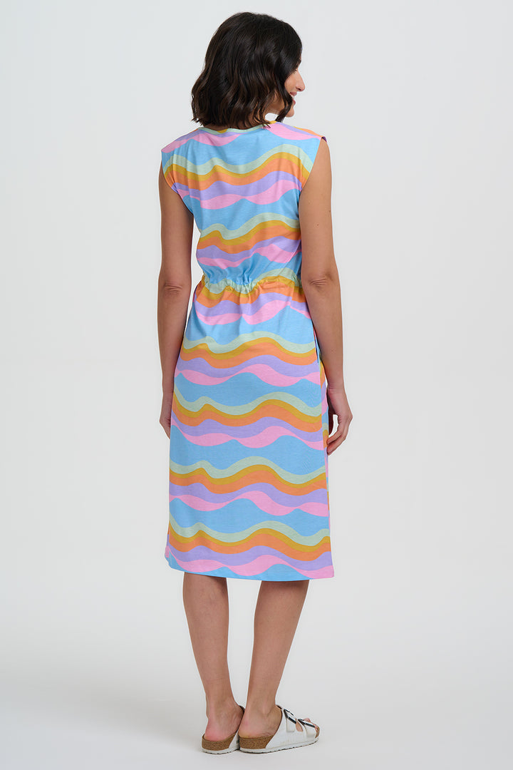 Sloane Blue Jersey Dress