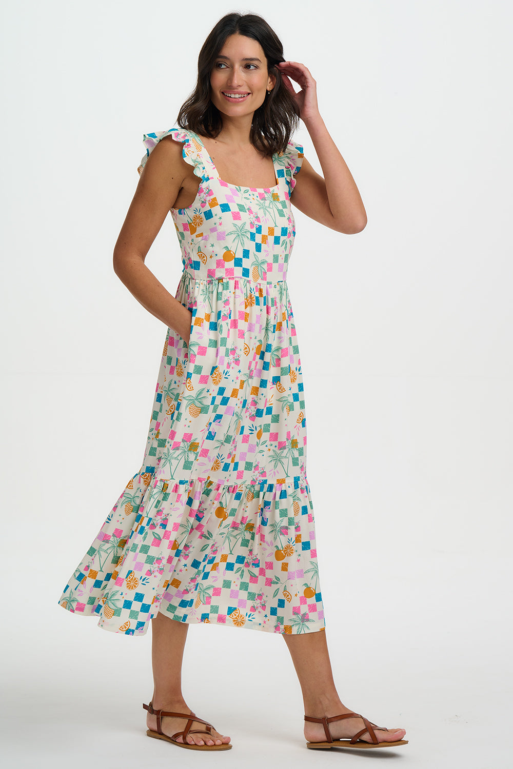 Estelle Checker Sundress