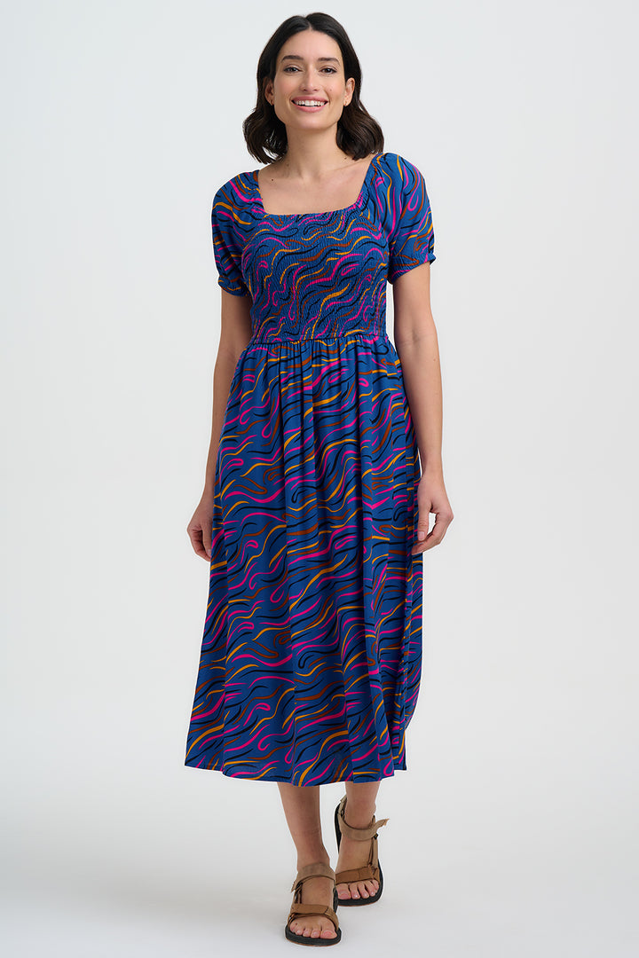 Jolene Blue Wave Dress