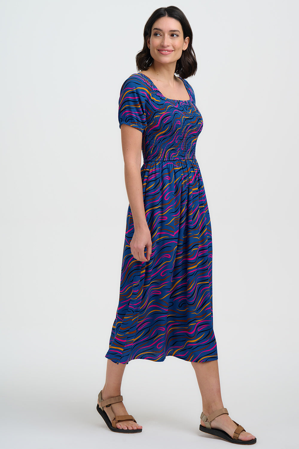 Jolene Blue Wave Dress