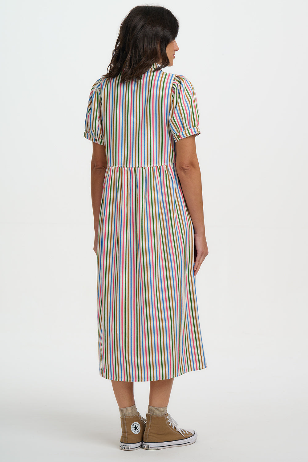 Gillian Colourful Smock Dress