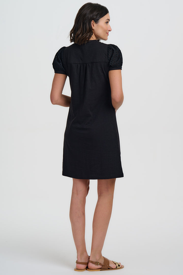 Kiera Jersey Embroidery Dress