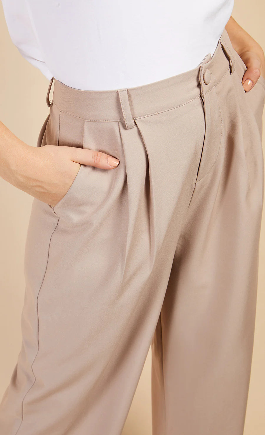 Stone trousers by Vogue Williams