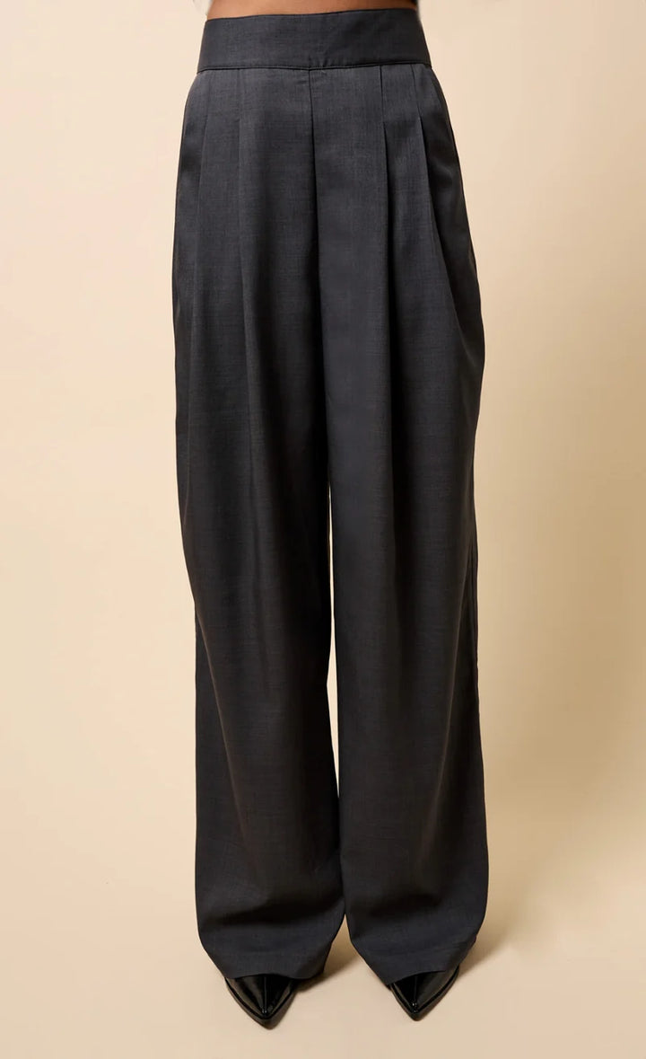 Aurelia Grey Wide Leg Trousers