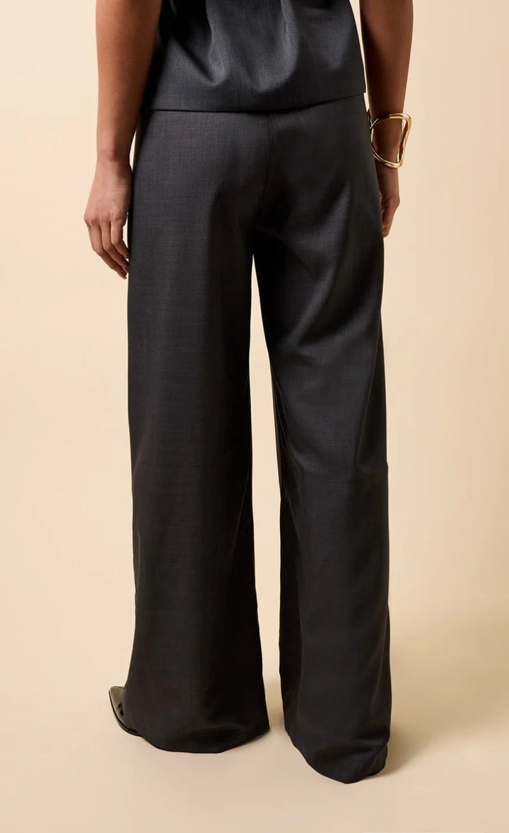 Aurelia Grey Wide Leg Trousers