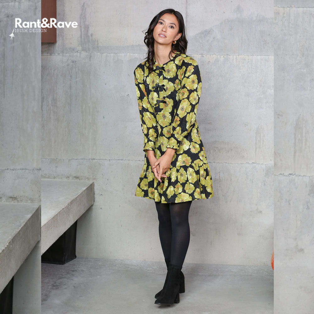 DAINA DRESS LIME GREEN