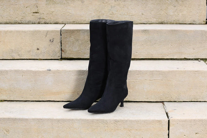 Daisy Long Boot Black