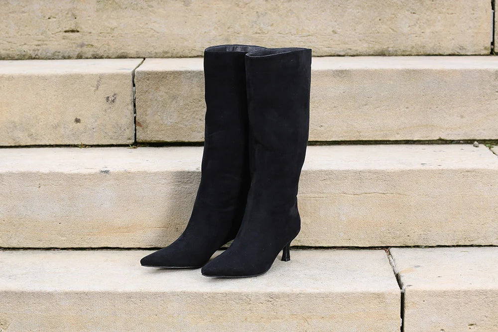 Daisy Long Boot Black