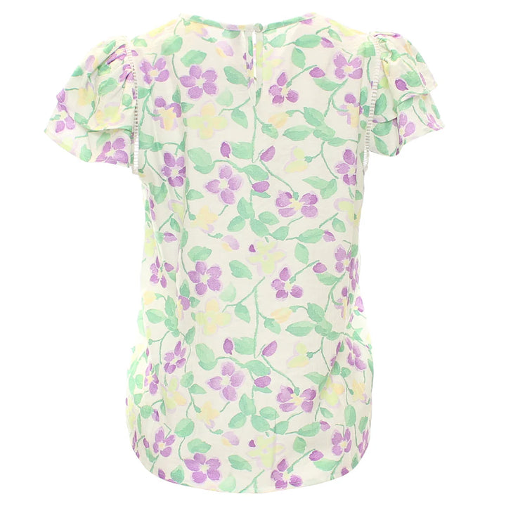 Elna Top Cream Floral