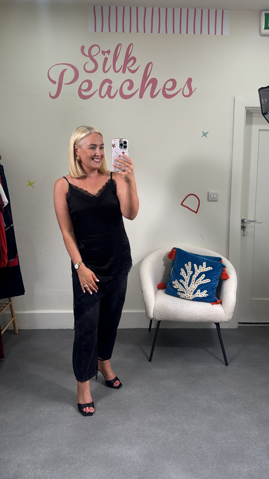 Dotty Strappy Top