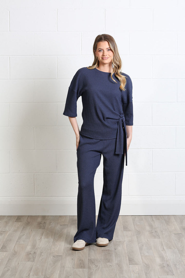 Freya Navy Textured Co Ord