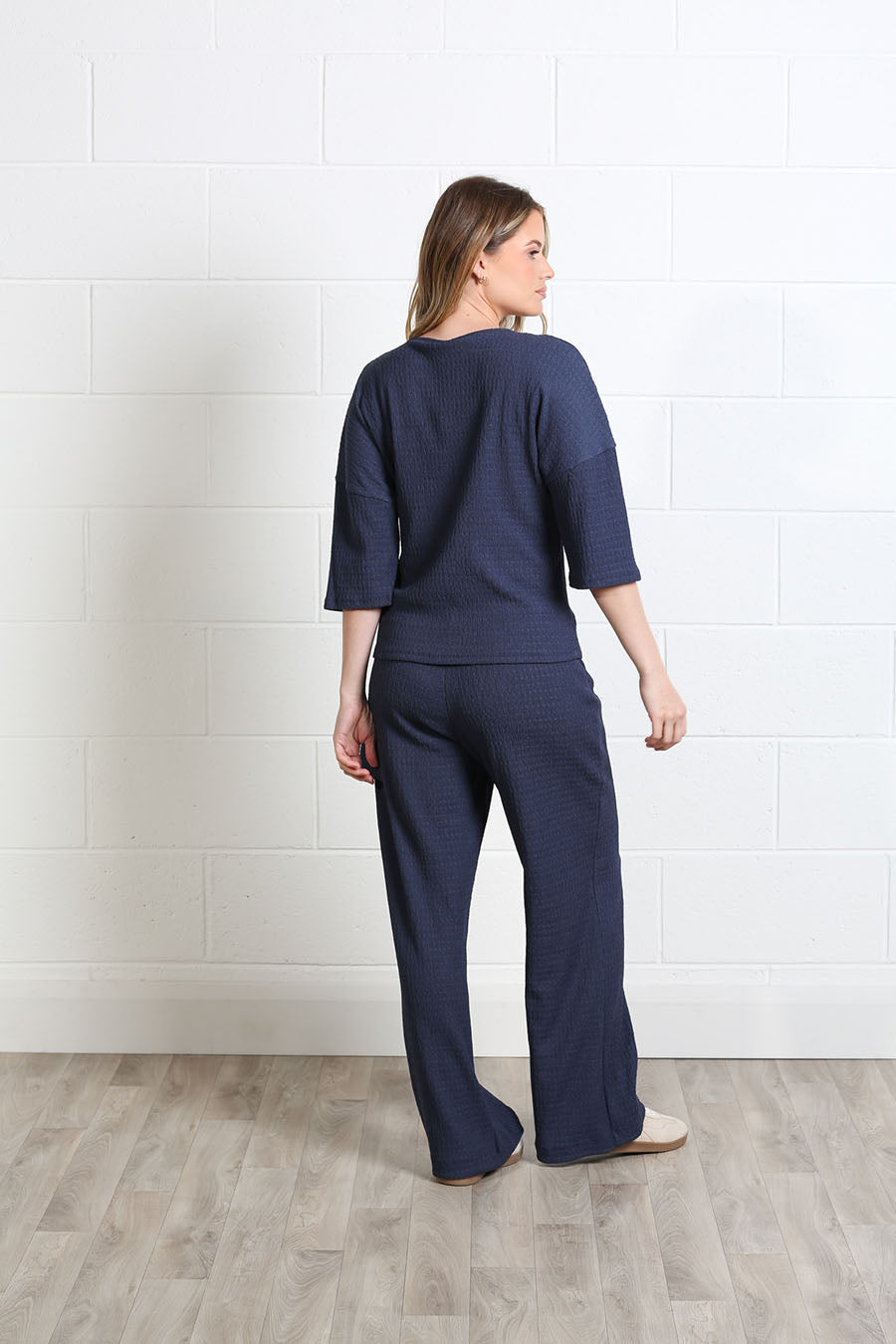 Freya Navy Textured Co Ord