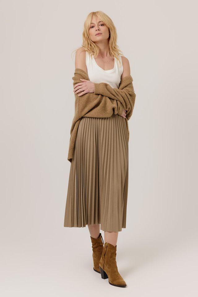 EUGENIE BEIGE SKIRT
