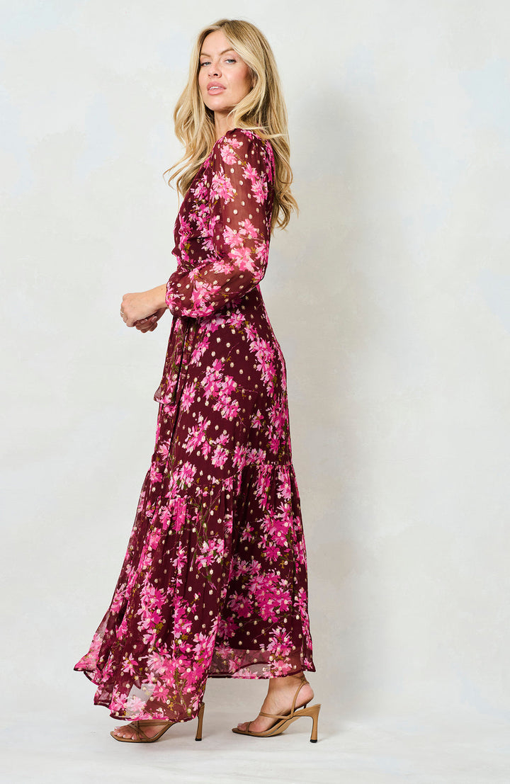 THE BLOSSOM MAXI WRAP DRESS