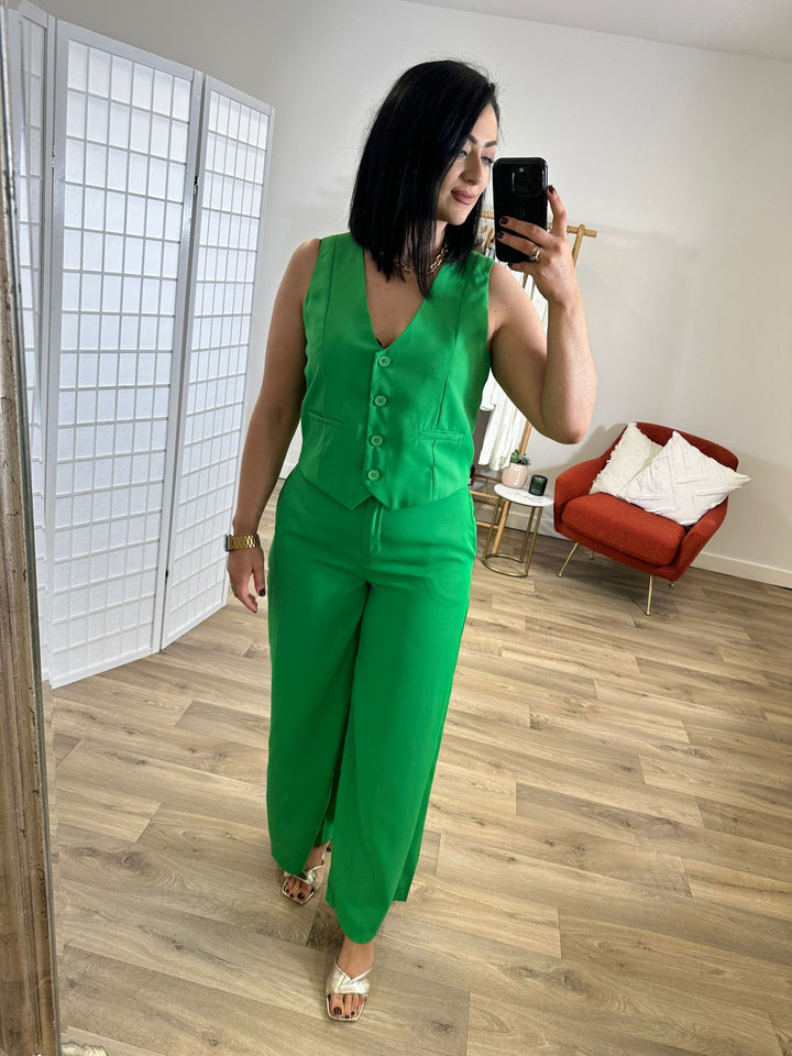 KELLY GREEN TROUSERS