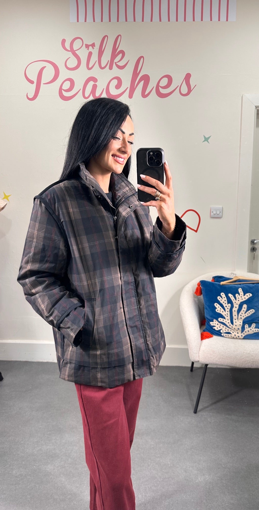 Dark Checkered Cronto Jacket