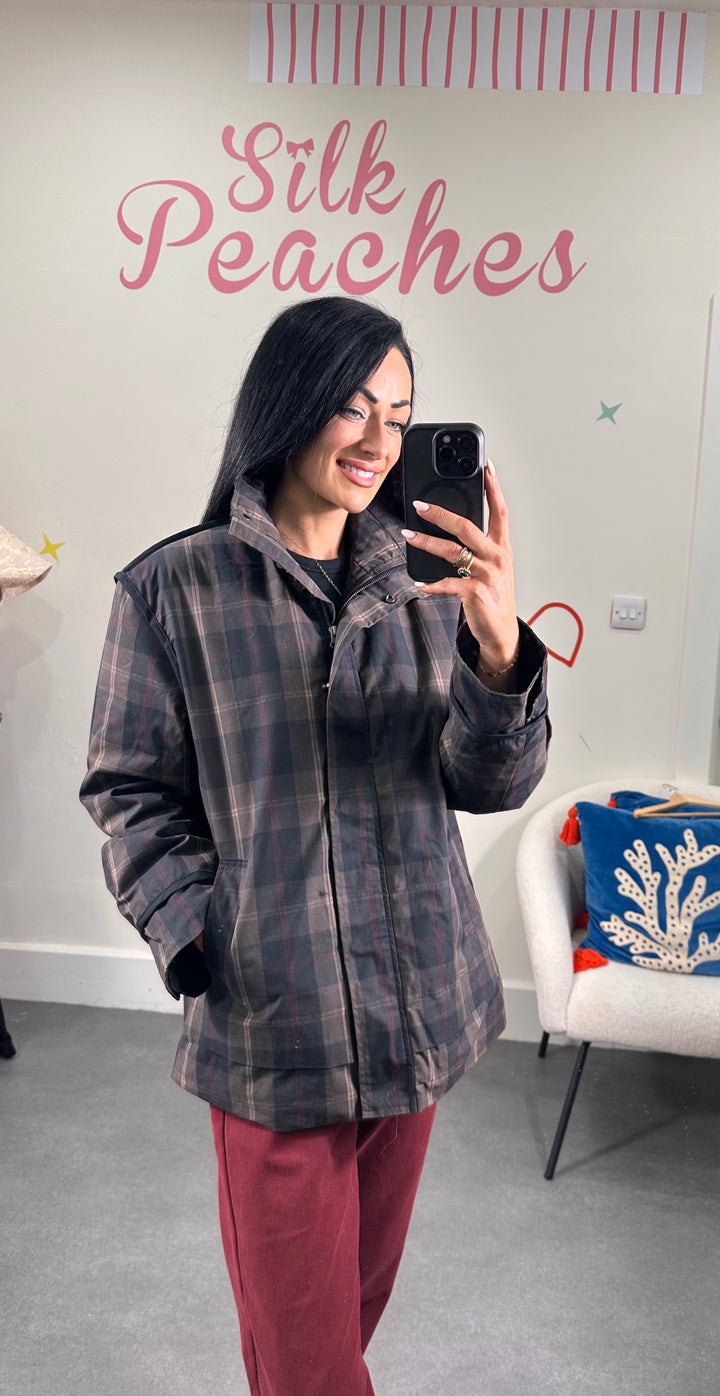 Dark Checkered Cronto Jacket