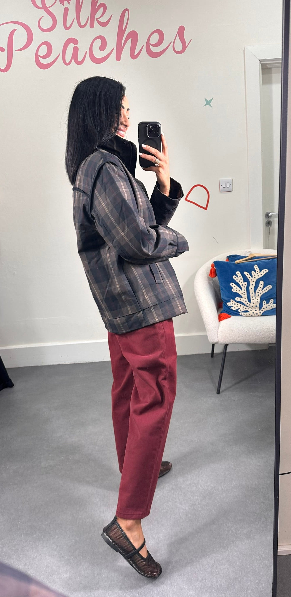 Dark Checkered Cronto Jacket