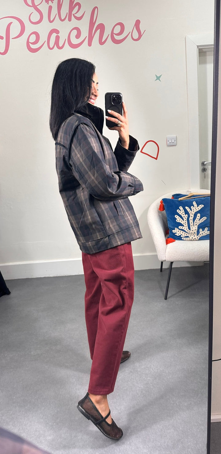 Dark Checkered Cronto Jacket