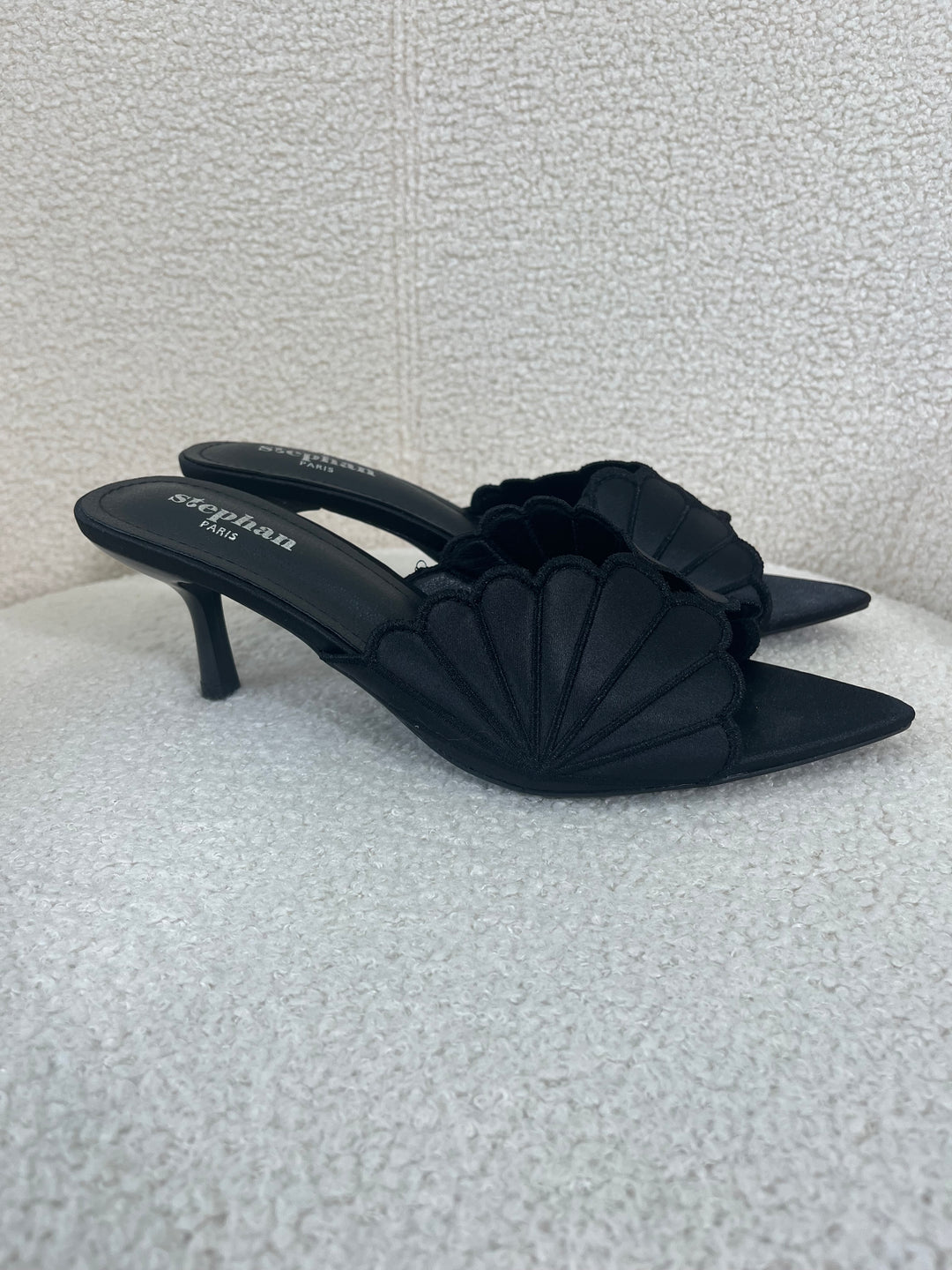 Black Open Toe Heel