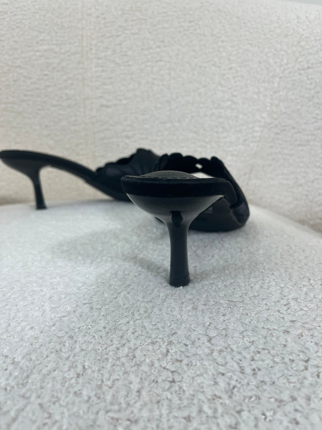 Black Open Toe Heel