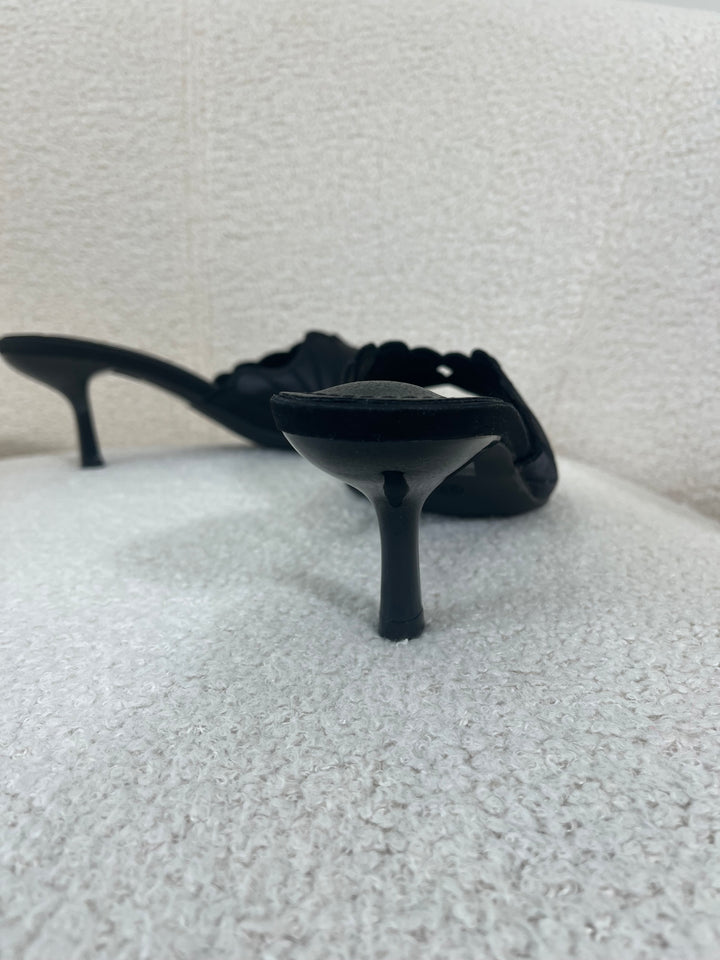 Black Open Toe Heel