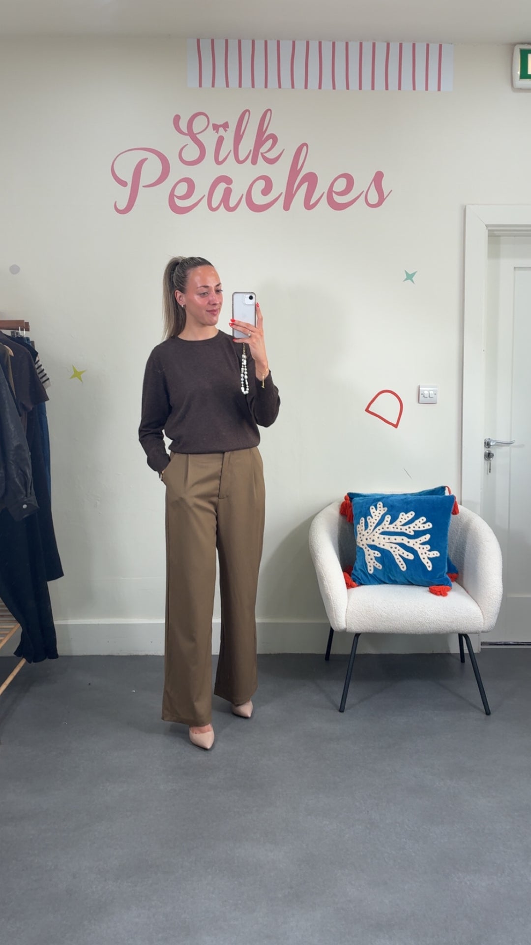 Flelia Brown Wool Jumper