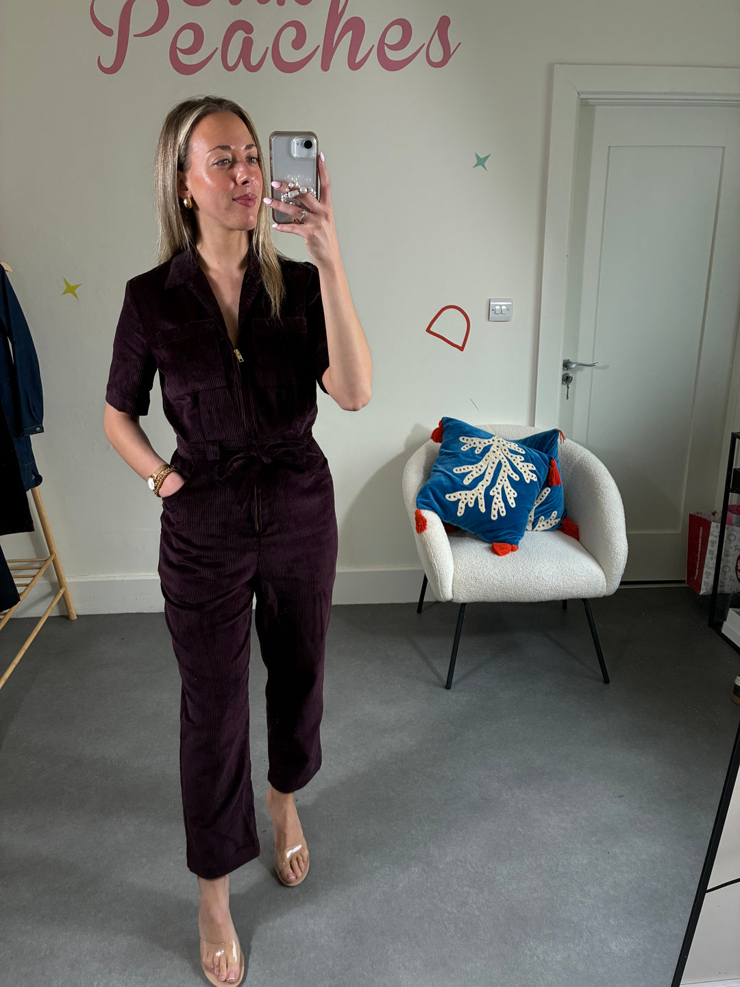 Meredith Dark Plum Jumpsuit