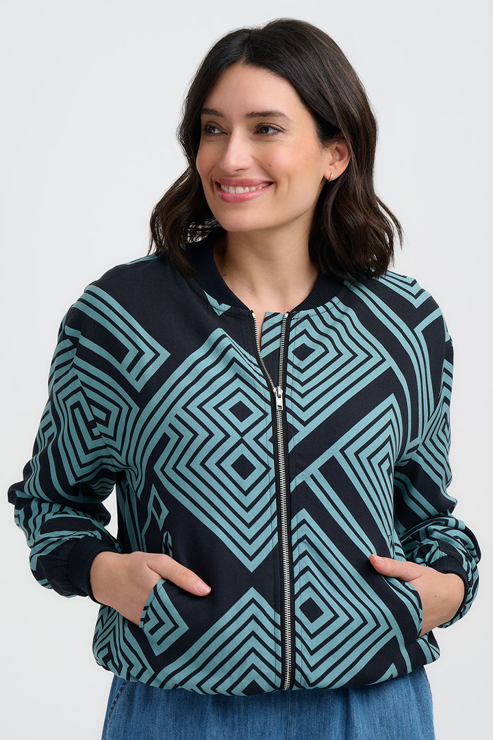 Bobbi Green Bomber Jacket