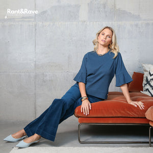 Jacinda Wide Leg Cord Jean