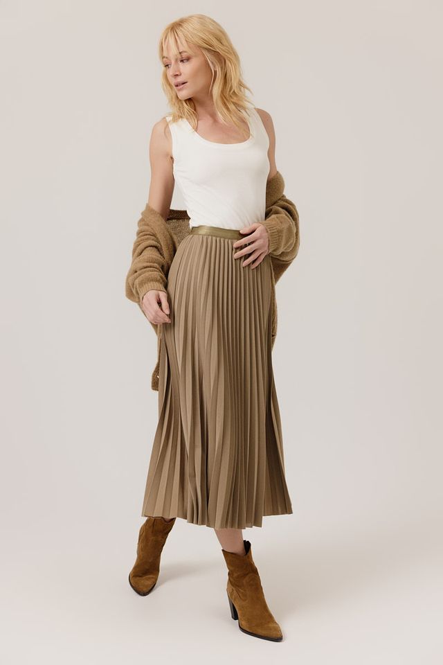 EUGENIE BEIGE SKIRT