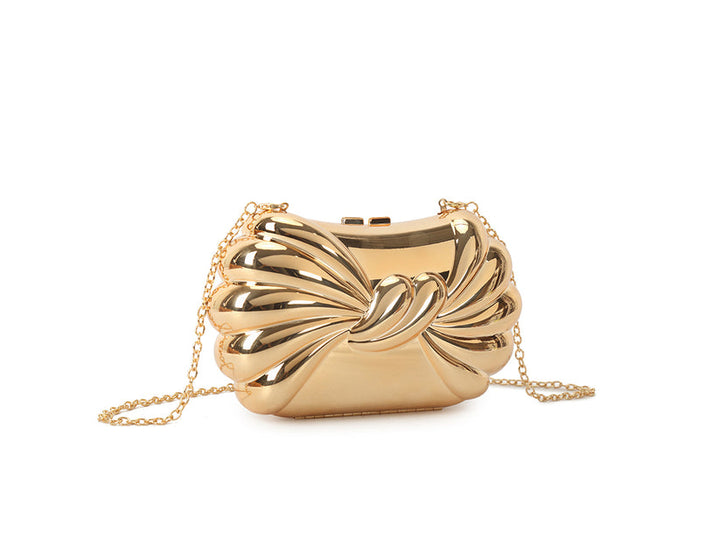 GOLD BOX CLUTCH BAG