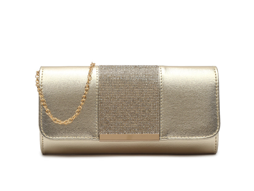 Gold Diamond Clutch
