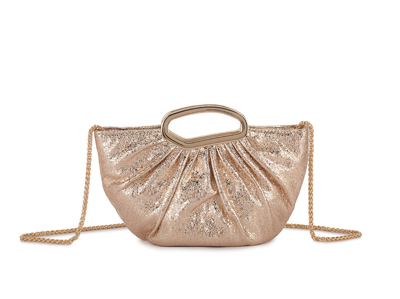Rose Gold Top Handle Bag