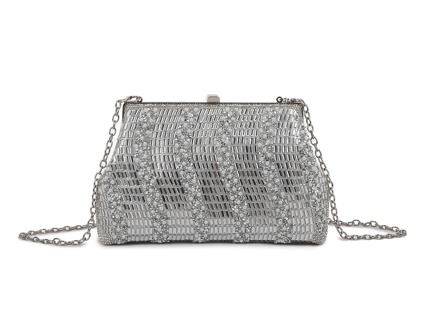 Silver Diamond Bag