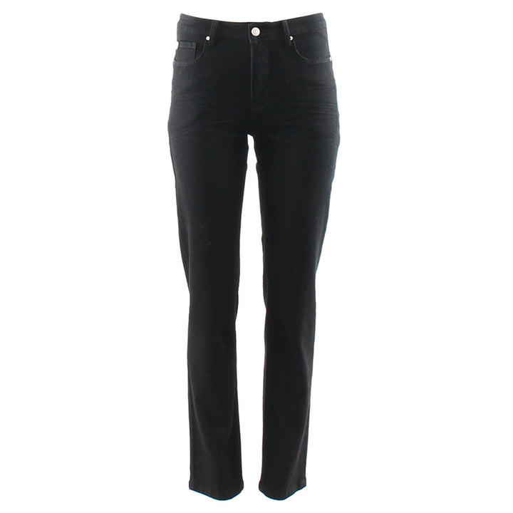 MADGE TUMMY TUCK STRAIGHT JEAN BLACK