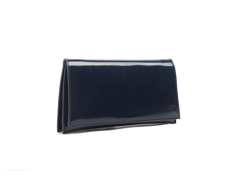Black Patent Clutch Bag