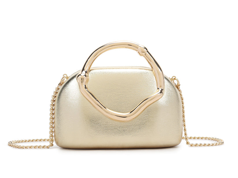 Gold Handle Bag