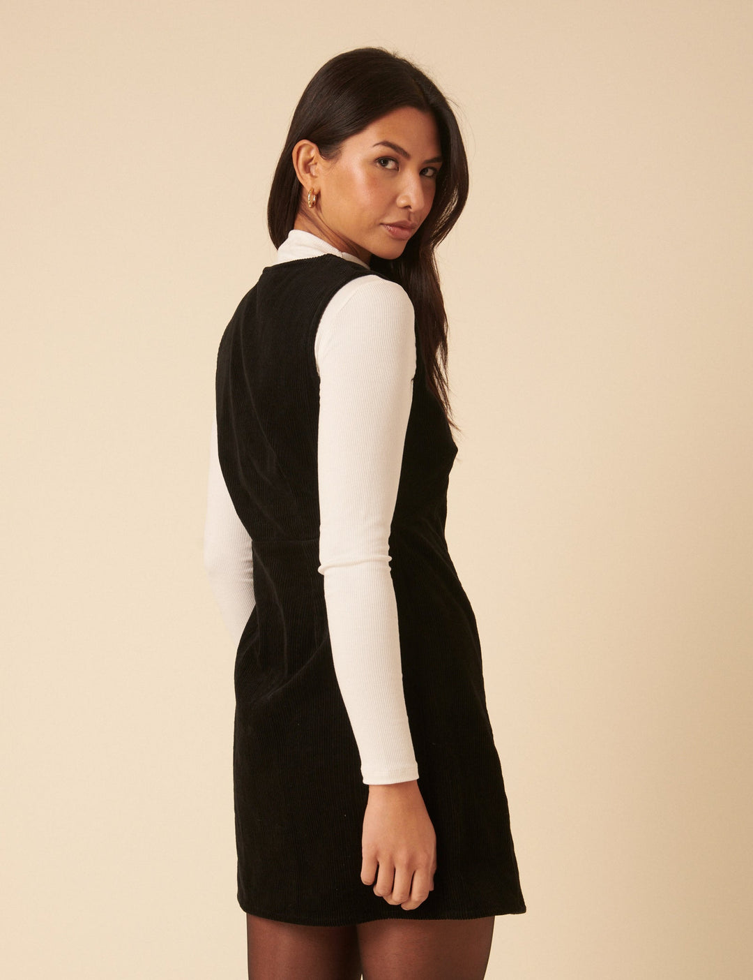 GIANNA PINAFORE MINI DRESS